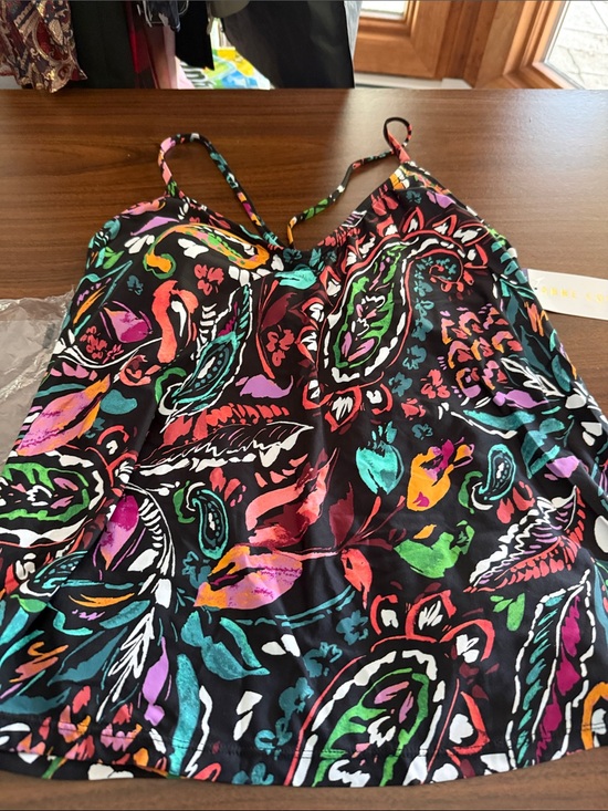 Anne Cole Other - Anne Cole Black Paisley One-Piece Swimsuit with Multicolor Print